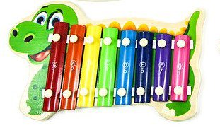 Xylofon velký - dinosaurus > varianta zelený