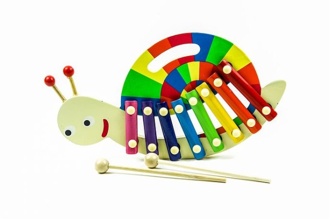 Xylofon velký - šnek > varianta barevný