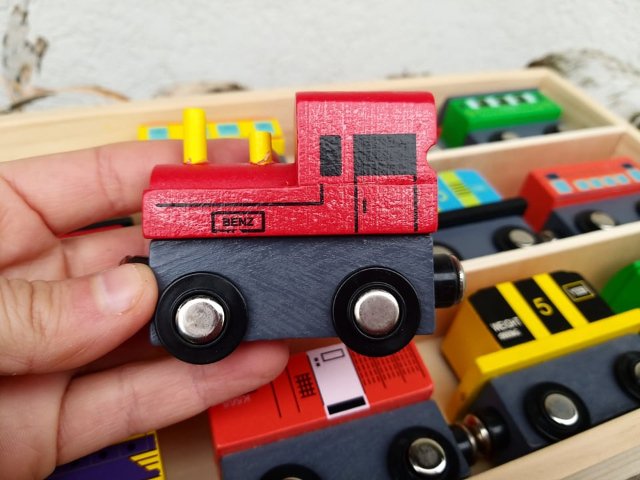 Sada vláčků na magnet > varianta sada vlaků