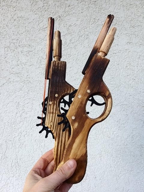 Pistol na gumičky > varianta pistol