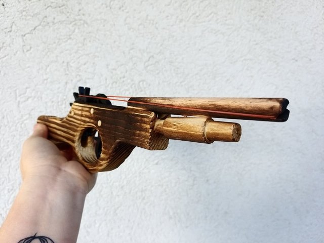 Sada dvou pistolek na gumičky > varianta pistole