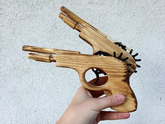 SET - Pistolka na gumičky - malá > varianta pistolky