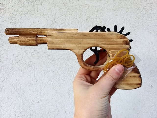 SET - Pistolka na gumičky - malá > varianta pistolky