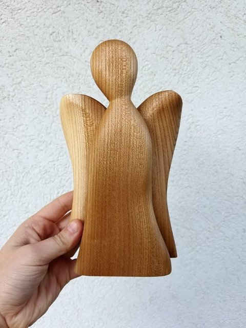 Anděl ze dřeva - velký > varianta Jilm