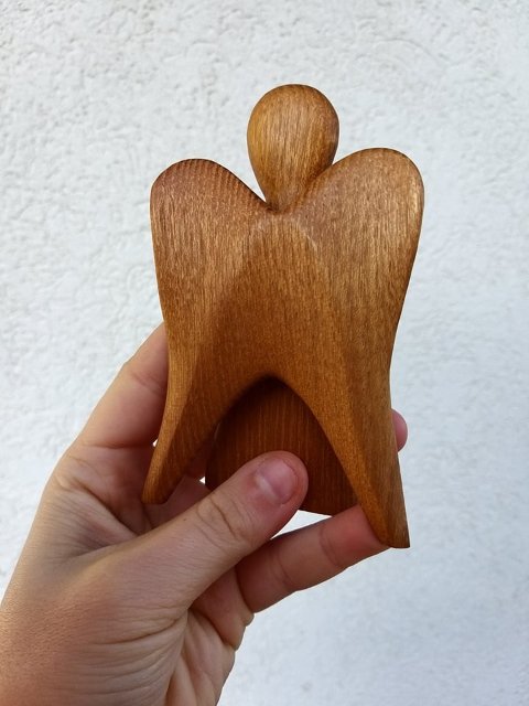 Malý andílek ze dřeva > varianta akát