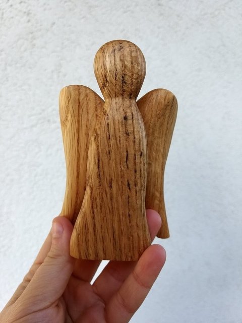 Malý andílek ze dřeva > varianta dub