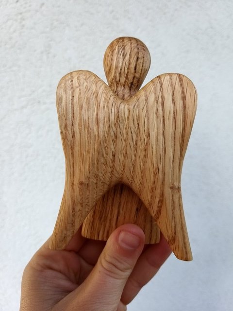 Malý andílek ze dřeva > varianta dub