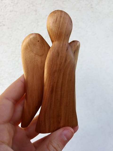 Malý andílek ze dřeva > varianta jabloň