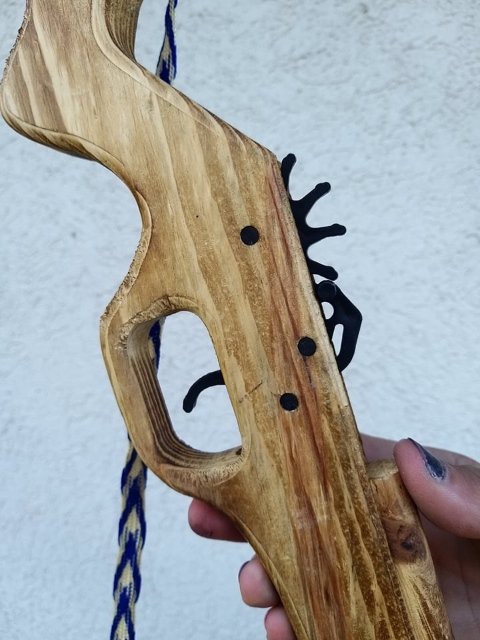 Dřevěná puška na gumičky > varianta dřevo