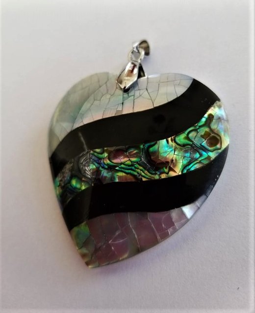 Přívěsek s perletí > varianta srdce