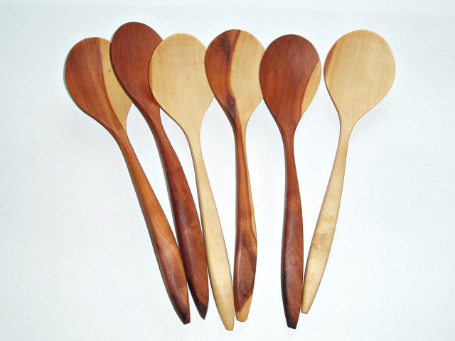 Dřevěná lžička - Dezertní > varianta Jabloň