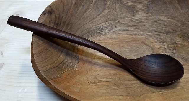 Ořešáková lžíce na jídlo > varianta Široký náhubek