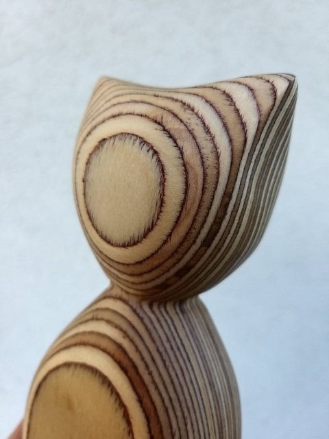 Dřevěná kočička > varianta Bříza