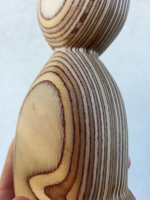 Dřevěná kočička > varianta Bříza