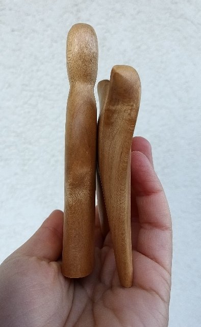 Dřevěný andílek z javoru > varianta Andílek malý