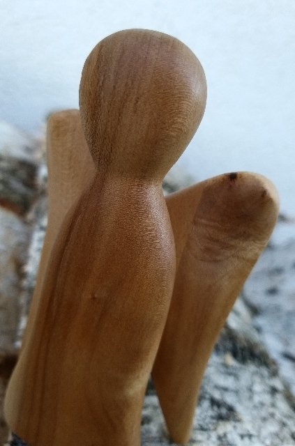 Dřevěný andílek z javoru > varianta Andílek malý