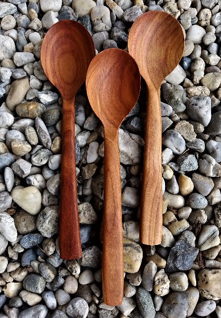 Dřevěná lžíce ze švestky > varianta široká