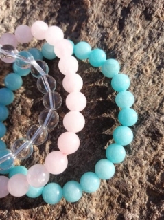 Sada broušených minerálu - Ryby > varianta dámská