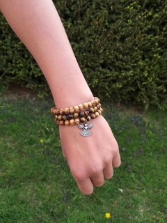 Set dřevěných náramků s tygřím okem > varianta PÁNSKÁ, DÁMSKÁ, DĚTSKÁ