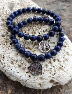 Náramek se stromem života - Lapis Lazuli > varianta PÁNSKÁ, DÁMSKÁ, DĚTSKÁ