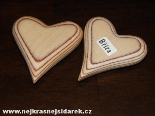 Srdíčko do ruky - BŘÍZA > varianta BŘÍZA > 6x6cm