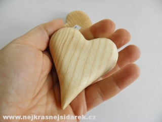 Srdíčko do ruky - Jasan > varianta JASAN > 6x6cm