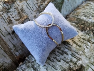 Zlatý náramek s kamínky > varianta Chirurgická ocel