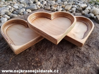 Miska ve tvaru srdce > varianta Bříza