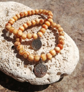 Borovicový náramek se stromem života > varianta PÁNSKÁ, DÁMSKÁ, DĚTSKÁ